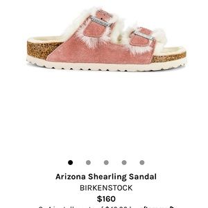 NEW ARIZONA SHEARLING SANDAL